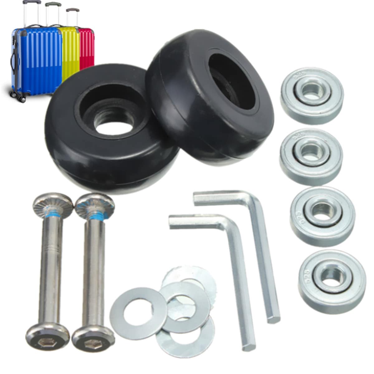 Black Nylon ID 1//8/" For Rigid Panel To Fit 1//4/" Opening 24 Plastic Grommets