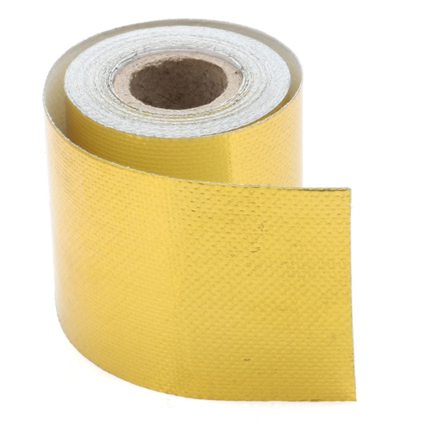 5 Pieces of Golden High Intensity Reflective Tape Self-Adhesive 25mm×100mm×5