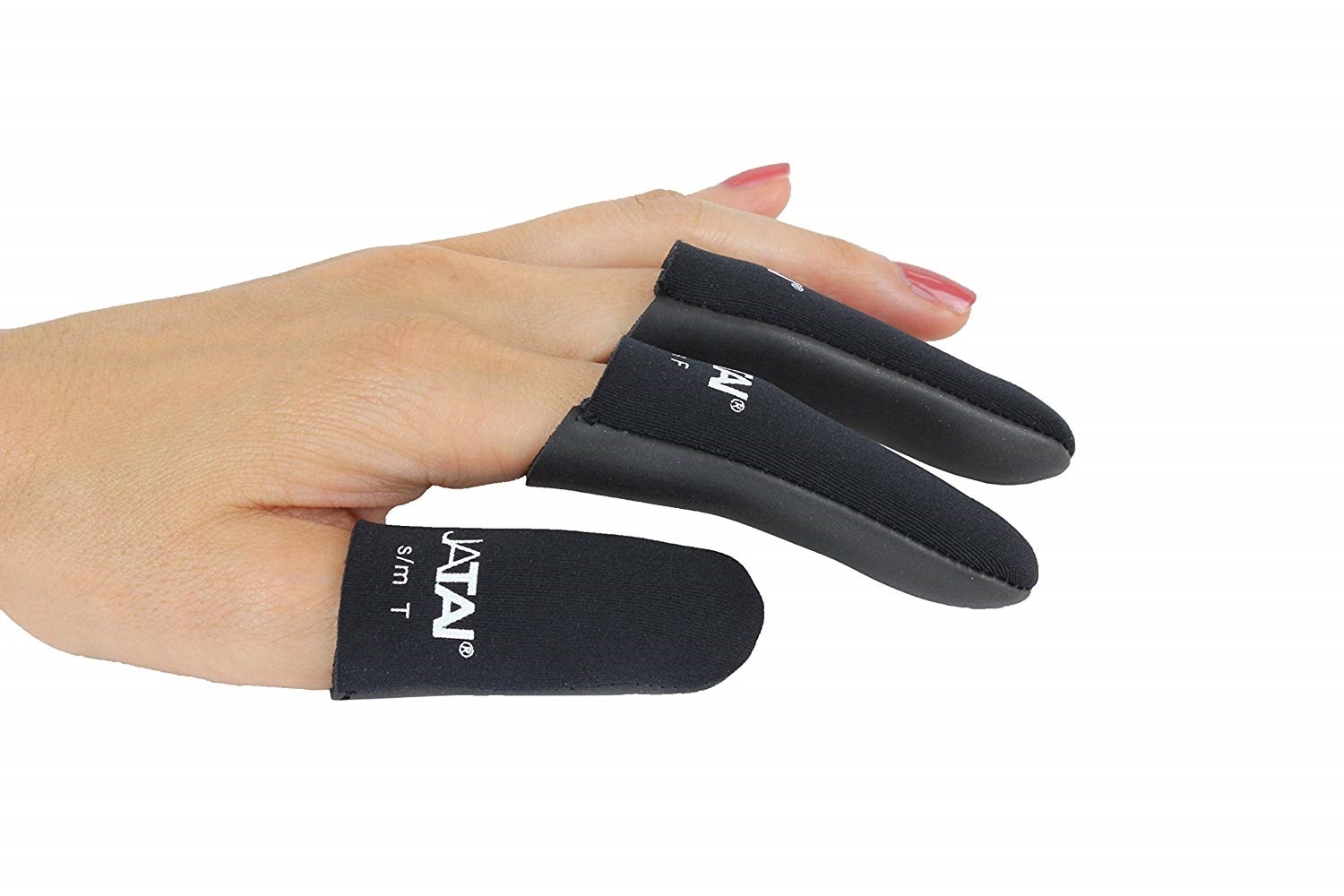 MonkeyJack 3pcs Fly Fishing Stripping Guards Outdoor Sports Elastic Single Finger Protection
