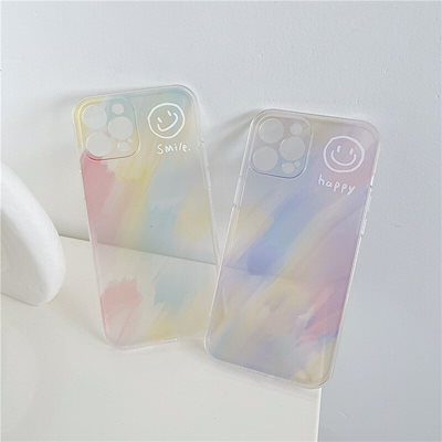 适用于 iPhone7Plus 8X 保护套 iPhon 的 Blooming Rainbow 彩色手机壳