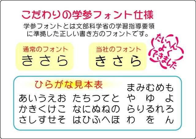 Qoo10 お名前スタンプ 9点セット 漢字 オリジ