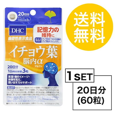 【お試しサプリ】【送料無料】 DHC イチョウ葉 脳内α(