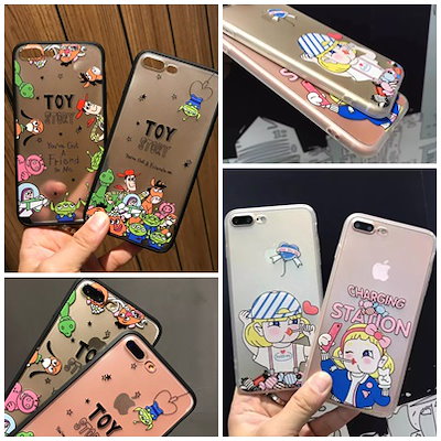 Qoo10 かわいいディズニートイストーリーipho スマホケース 保護フィルム
