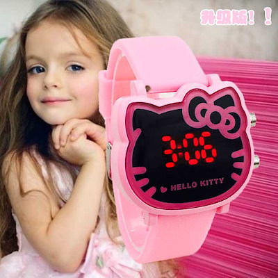 Qoo10 かわいい子供用時計女の子kt猫防水学生韓 腕時計 アクセサリー