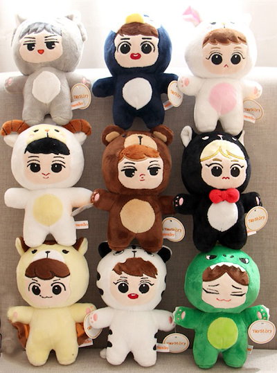 Qoo10 かわいい新品 品質保証 Exo動物 人 Kpop