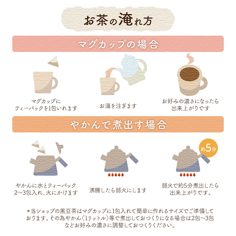 Qoo10 国産黒豆茶100包送料無料