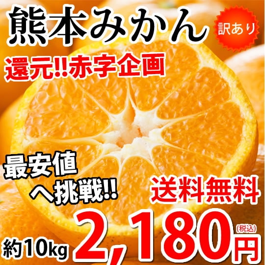 Qoo10 みかん 箱込10kg 訳あり 送料無料