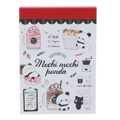 Qoo10 もちもちぱんだ メモ帳 ミニミニメモ も 文具