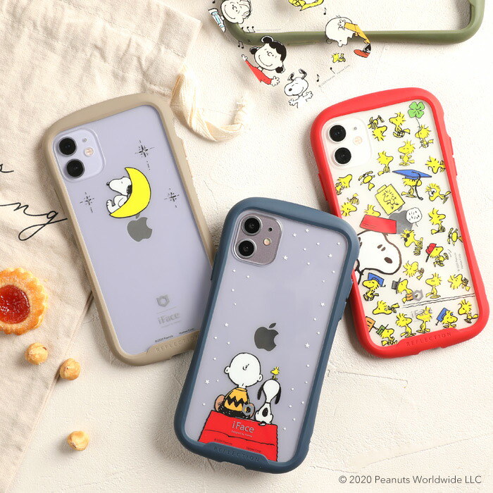 Qoo10 Iphone 11 Pro 11 8 7 Se 第2世代 専用 スヌーピー Peanuts ピーナッツ Iface Reflection 専用 インナーシート