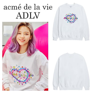 Qoo10 Stray Heart Sweatshirt Acmedelavie Twice着用 レディース服