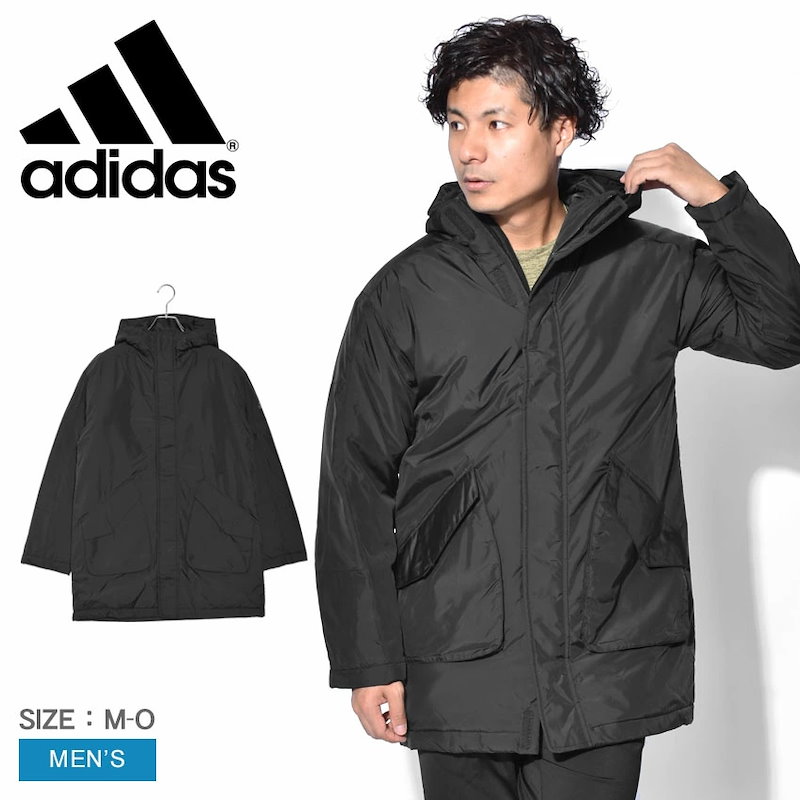 Qoo10 Adidas アディダス ジャケット Bos Field Parka Eh3964 メンズ アウター ジップアップ 上着