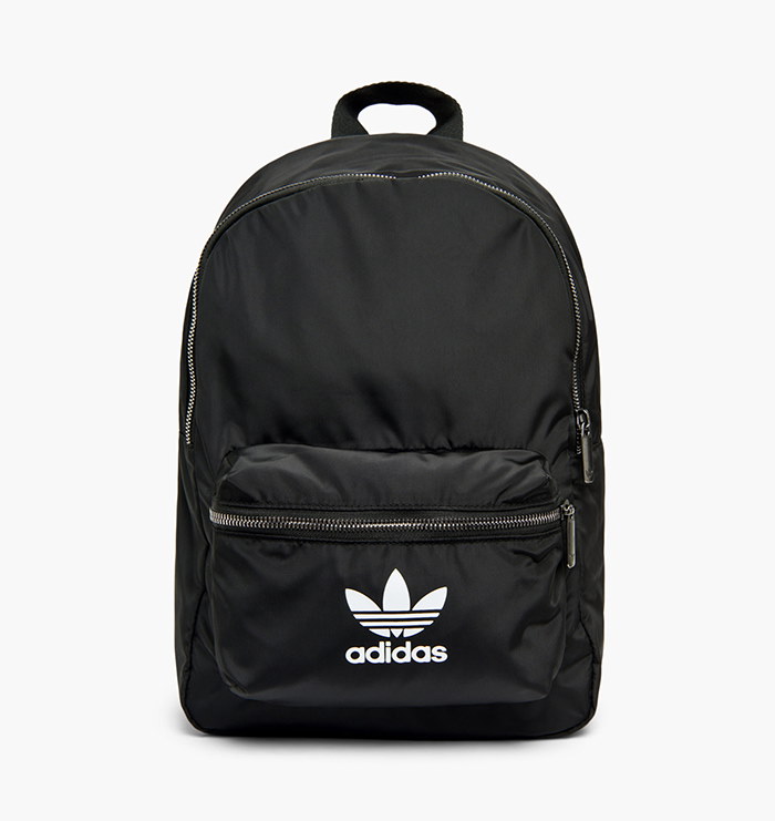 Qoo10 Adidas Nylon Backpack Ed4725 アディダス ナイロン リュック トレフォイル 三つ葉 ロゴ ユニセックス レディース メンズ 送料無料