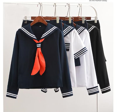 Qoo10 アニメ制服コスプレ日本の女子高生海軍船員 レディース服