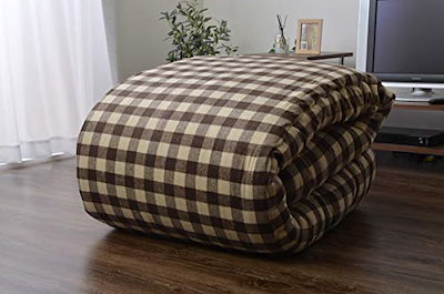 オリジナル イケヒコこたつ布団正方形チェッカー約55cmブラウンチェック日本製 518 布団 オリジナル イケヒコこたつ布団正方形チェッカー約55cmブラウンチェック日本製 518 布団