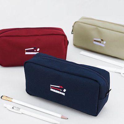 Qoo10 イナル Bulky Pencil Case 文具