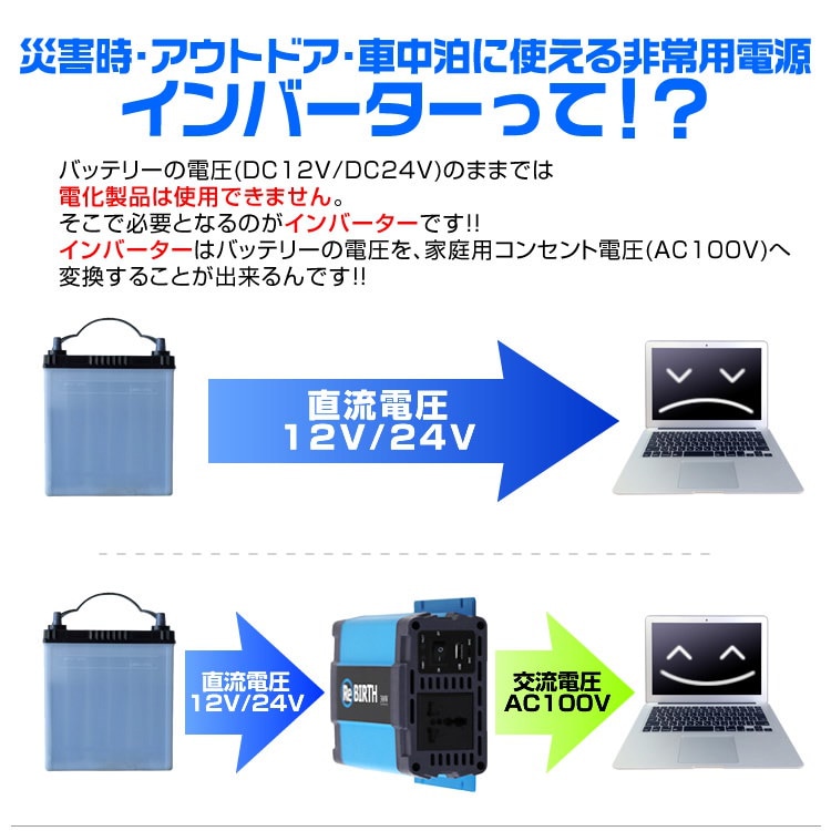 日本産 インバーター 車 正弦波 12v 100v カーインバーター 車中泊 定格600w Dc12v Ac 人気の販促アイテム Dolmencorporation Com