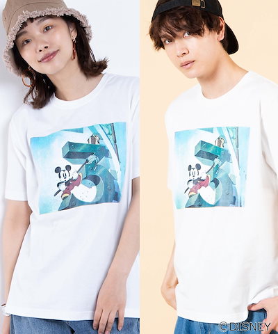 Qoo10 ウィゴー Wego公式 別注ディズニーtシャツ レディース服