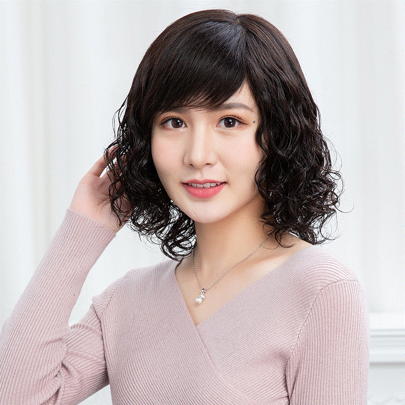 廃番 完売 ウィッグ女性ショートヘアフル手織り本物ヘアセット アウトレットセール 値段 Dolmencorporation Com