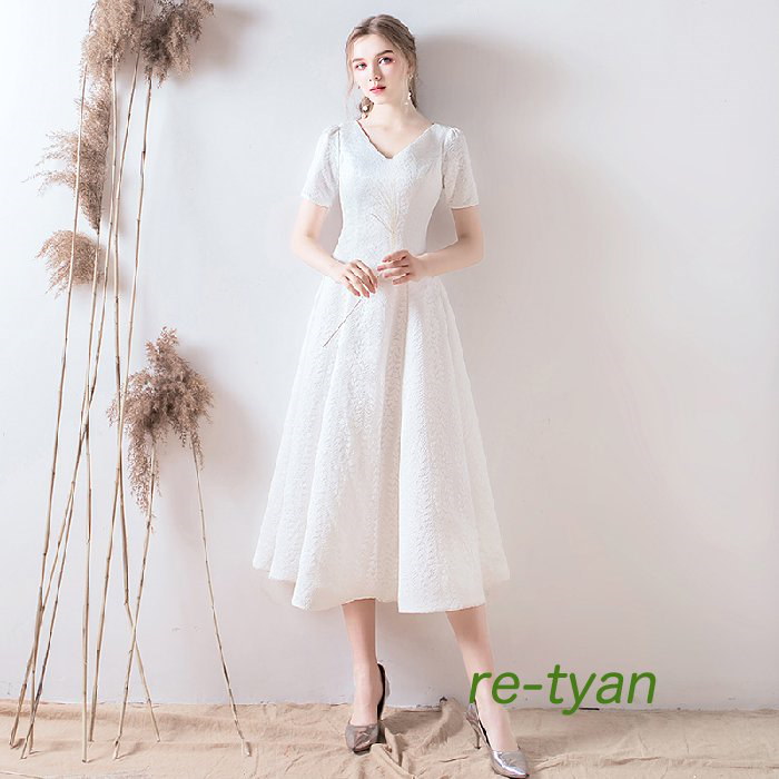 セール30 Off ウェディグドレス ミニドレス ミモレ丈 花嫁パーティドレス結婚式二次会白ワンピース カジュアル 海外挙式 演奏会衣装 大きいサイズ 披露宴 お呼ばれ コンサート 直営店限定 Favelagrill Com Ar