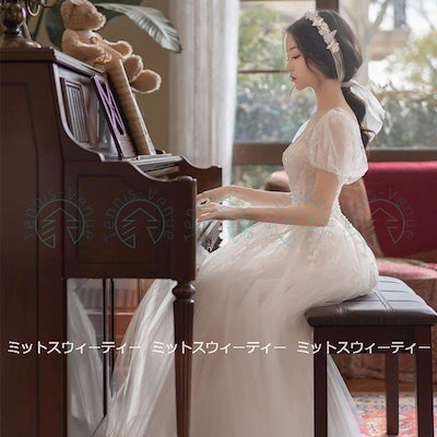 50 割引21年レディースファッション福袋特集 ウェディングドレス花嫁二次会ウエディングドレス結婚式マキシドレスaライン半袖プリーツ ワンピース ドレス レディース服 Urbanfarminginstitute Org
