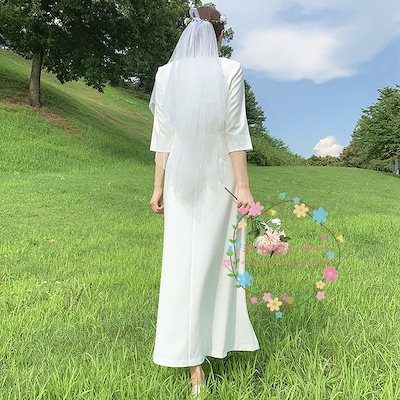 人気が高い ウエディングドレスカジュアルナチュラル安い花嫁ドレスウェディングドレスワンピースビー パーティー イベント用品 Rowandental Com