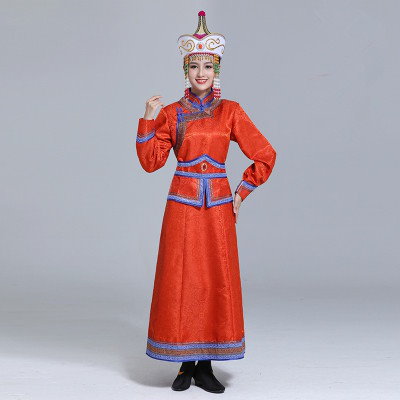 Qoo10 民族衣装宴会場 披露宴 モンゴル風ドレス レディース服