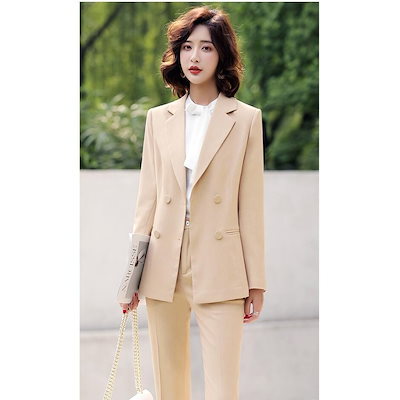 人気ブラドン エレガントパンツスーツカジュアルレディースセットアップフォーマルスーツ風着痩せシル スーツ Www Mb2raceway Com