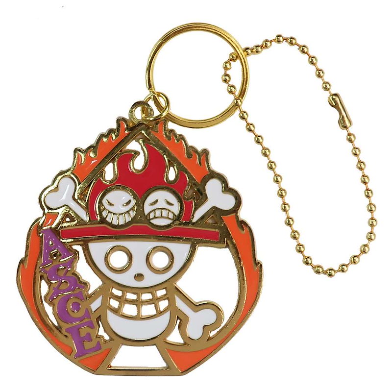 Qoo10 ワンピース キーホルダー スタンド メタル キーチェーン エース One Piece アビーズ3 コレクション雑貨 プレゼント アニメキャラクターグッズ通販 メール便可シネマコレクション