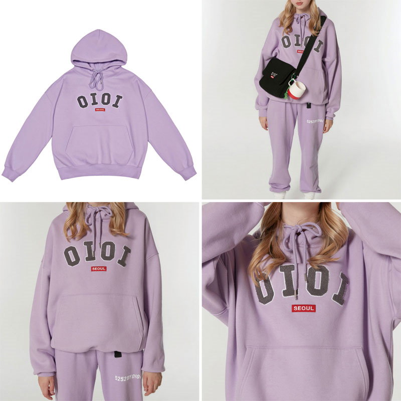 Qoo10 5252by Oioi Signature Hoodie 8色 パーカー フーディ Tシャツ 韓国ファッション レディース メンズ ユニセックス