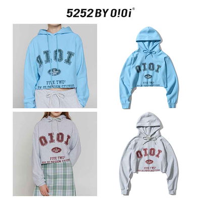 Qoo10 Cut Off Crop Hoodie Oioi Hoodie レディース服