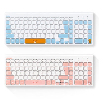 Qoo10 韓国の人気ブランドワイヤレスキーボード 可愛いpc 事務用品 韓国の人気ブランドワイヤレスキーボード Pc周辺機器 消耗品