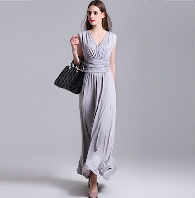 Qoo10 カシュクール ワンピース マキシワンピー レディース服