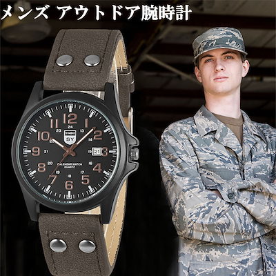 Qoo10 カジュアル メンズ スポーツ ウォッチ 腕時計 アクセサリー
