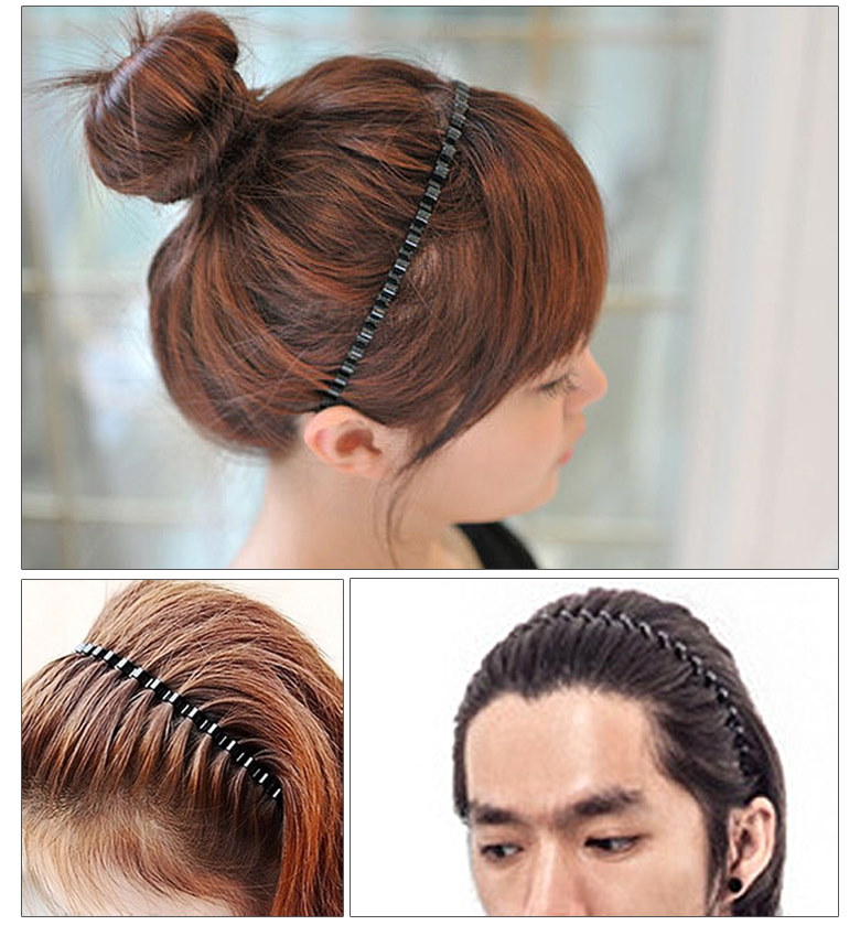 Qoo10 カチューシャ 4個セット ウェーブ ワイヤー コーム ヘアアクセサリー ヘアバンド 男女兼用 レディース メンズ シンプル スプリング Er Kach4 ゆうメール配送 送料無料