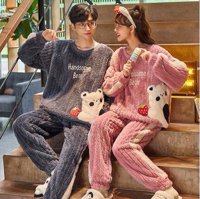 有名なブランド ルームウェア カップルルームウェアペアパジャマメンズレディース上下セットあったか起毛長袖ふわふわ軽量パジャマ3 Www Western Irrigation Com
