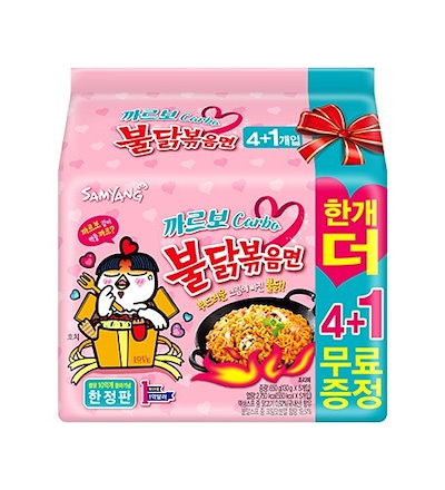 Qoo10 カルボブルダック炒め麺 4 1個 韓国食 食品