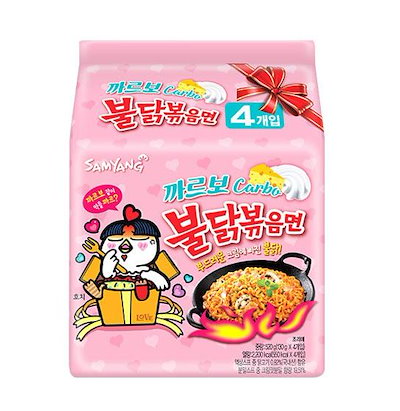 Qoo10 カルボブルダック炒め麺4個韓国食品243 食品