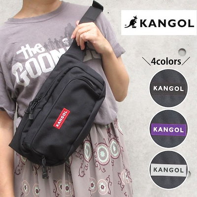 Qoo10 カンゴール Kangol カンゴール ウエストバッグ メンズバッグ シューズ 小物