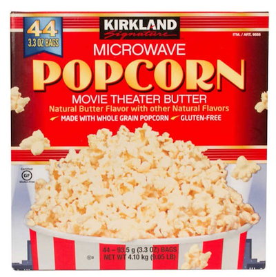 Qoo10 カークランド ポップコーン 電子レンジ用ポップコーン 44袋 4 1 食品