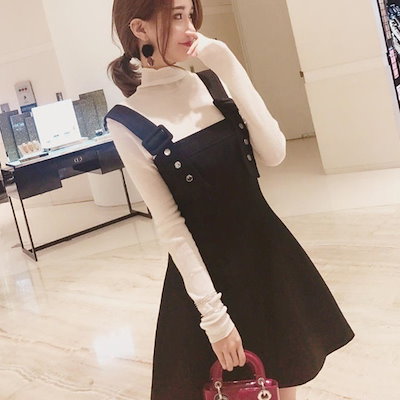 Qoo10 ガーリーなサロペットスカート0702 レディース服