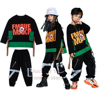 Qoo10 キッズ ダンス衣装 子供服 ヒップホップ スポーツ