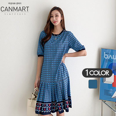 Qoo10 キャンマート Canmart 매니써클원피스 C07 レディース服