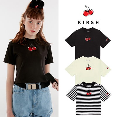 Qoo10 Heart Cherry Cropped T Shirt I Heart Cherry Cropped レディース服