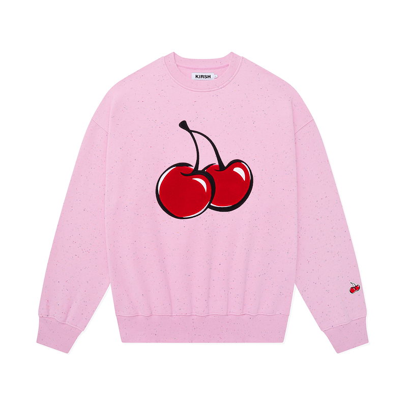 Qoo10 Kirsh 21ss新作登場 Big Cherry Sweatshirt 韓国正規品 キルシー トレーナー 送料無料