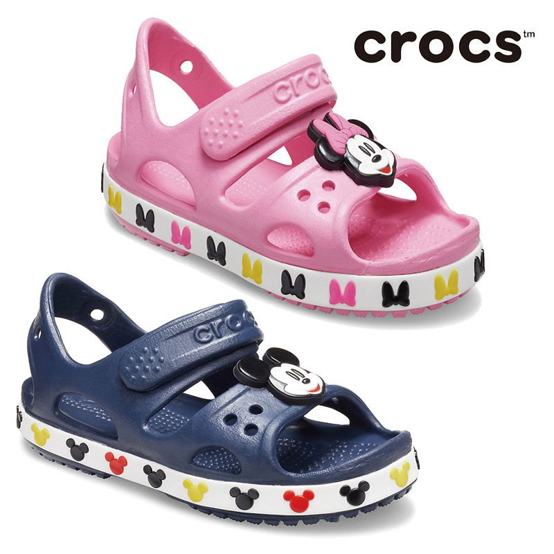 Qoo10 Crocs 4536 Kids Disney Minnie Mouse Sandal クロックス キッズ 夏 ディズニー シューズ サンダル ビーチサンダル 女の子 男の子