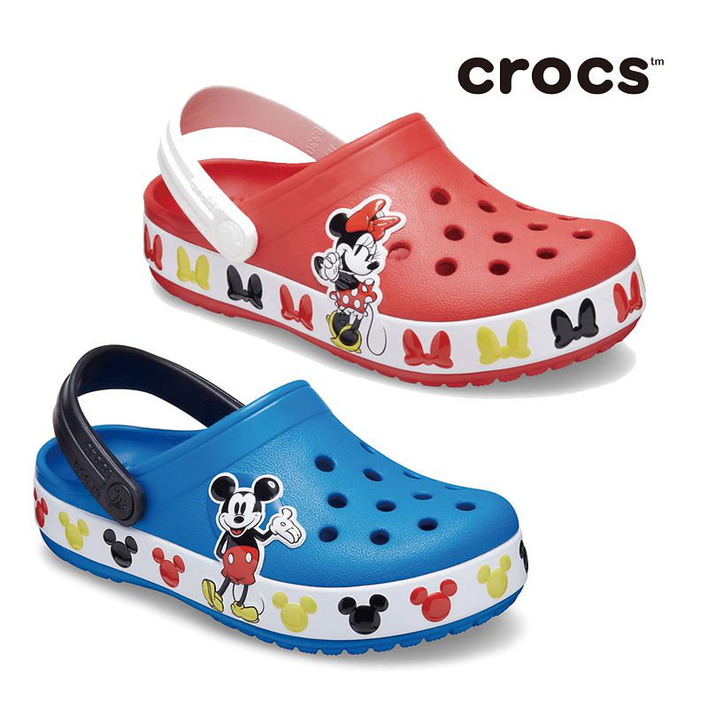 Qoo10 Crocs 6308 Crocs Fun Lab Disney Minnie Mouse Band Clog クロックス キッズ ディズニー ミッキーマウス 女の子 男の子 韓国ファッション