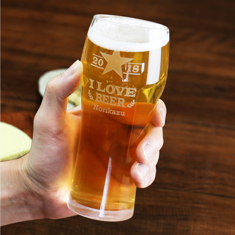 Qoo10 グラス プレゼント 名入れ 名前入り 名前 ビール ワンスタービールグラス ビールグラス ランキング 人気 ギフト ジョッキ ビールジョッキ 名いれ 名入り おしゃれ 記念日 還暦 誕生日 誕生日