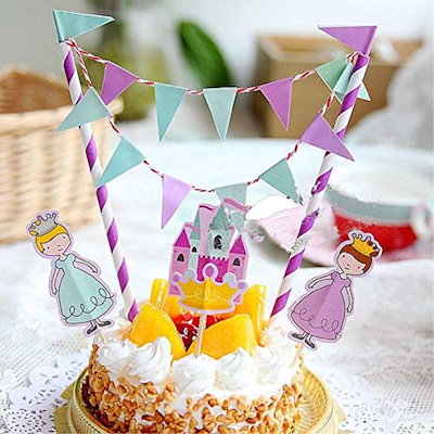 Qoo10 ケーキ かわいい 飾りつけ 紫 キッチン用品