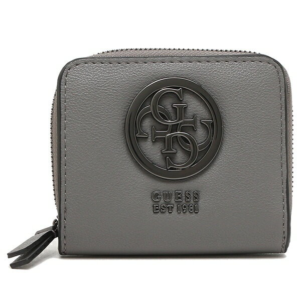 Qoo10 ゲス 財布 Guess Vm Gry Tara メンズ レディース 二つ折り財布 無地 グレーマルチ
