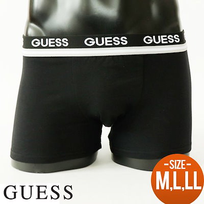 Qoo10 ゲス Guess ゲス ボクサーパンツ Blk メンズファッション